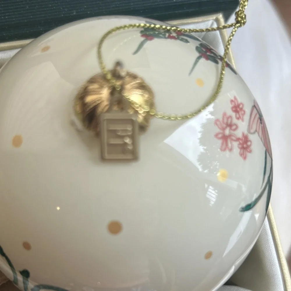 Pier 1 Imports Li Bien Hand Painted Bird Glass Ornament 2019 with Box